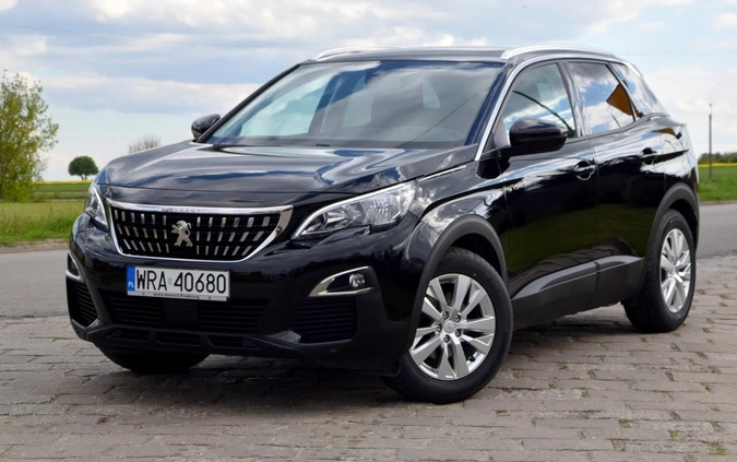 Peugeot 3008 cena 71400 przebieg: 156000, rok produkcji 2019 z Zwierzyniec małe 704